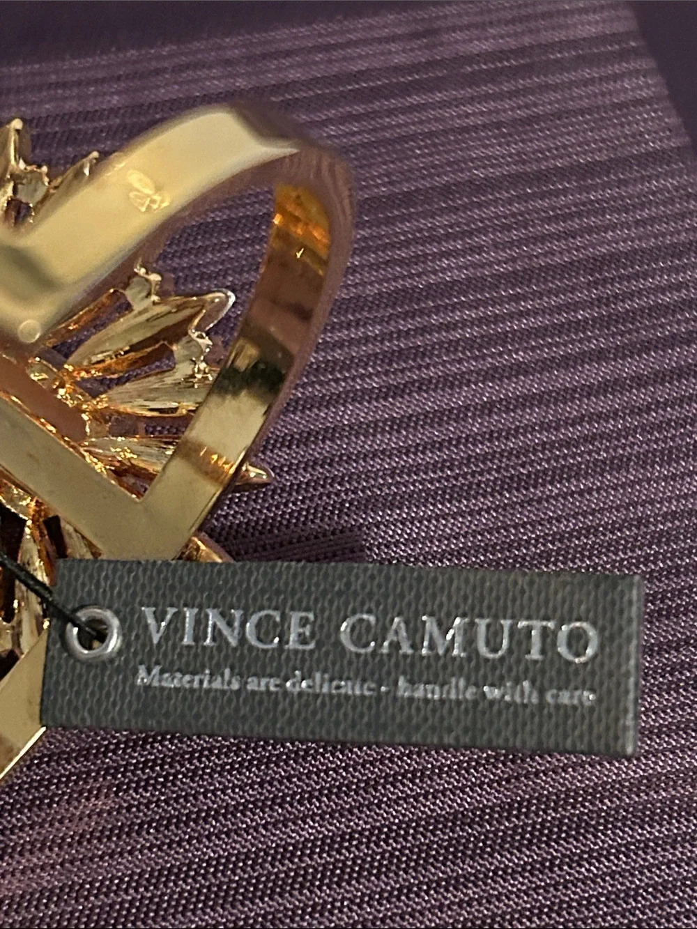 Vince Camuto Aqua Glam Pink cuff bracelet